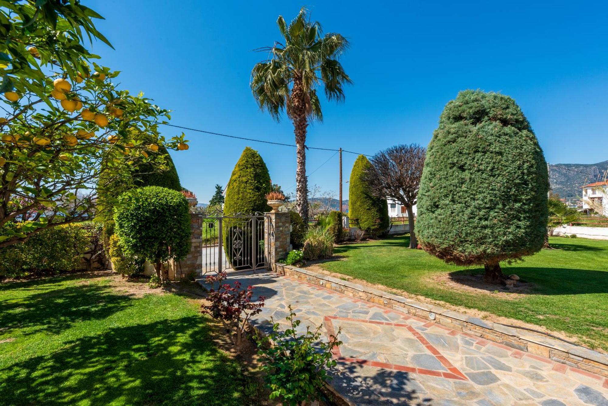 Christina'S Twin Palm Trees House Apartment Agria Exterior photo