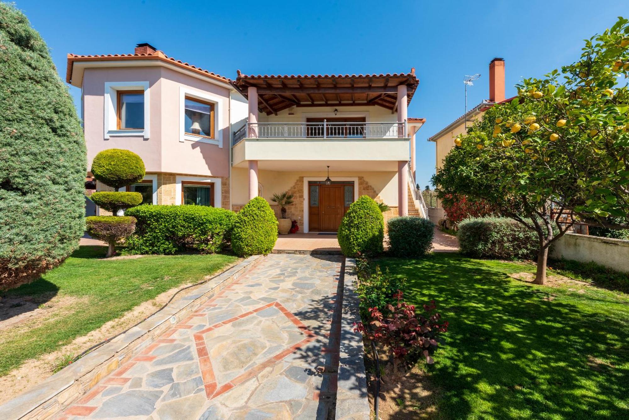 Christina'S Twin Palm Trees House Apartment Agria Exterior photo