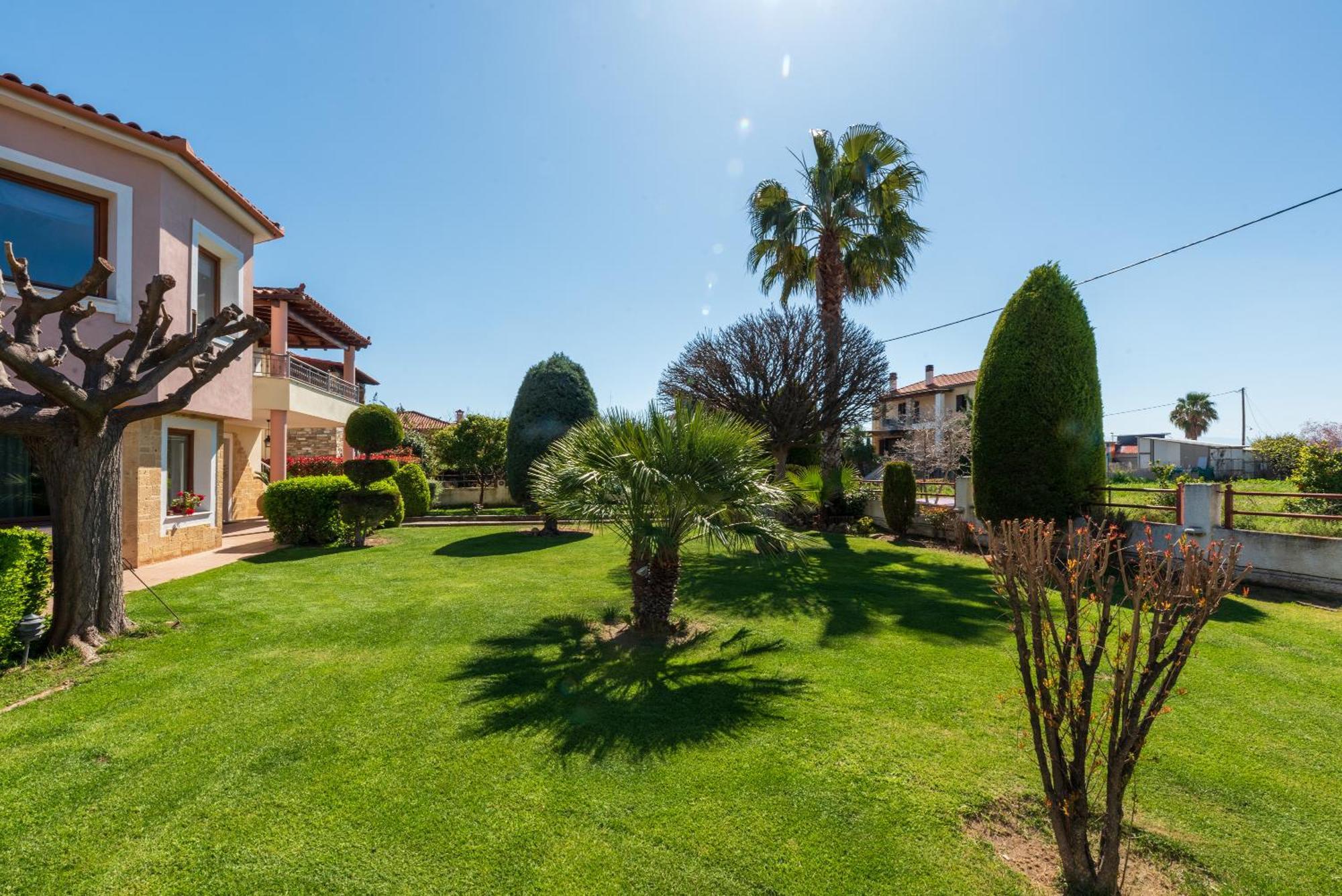 Christina'S Twin Palm Trees House Apartment Agria Exterior photo