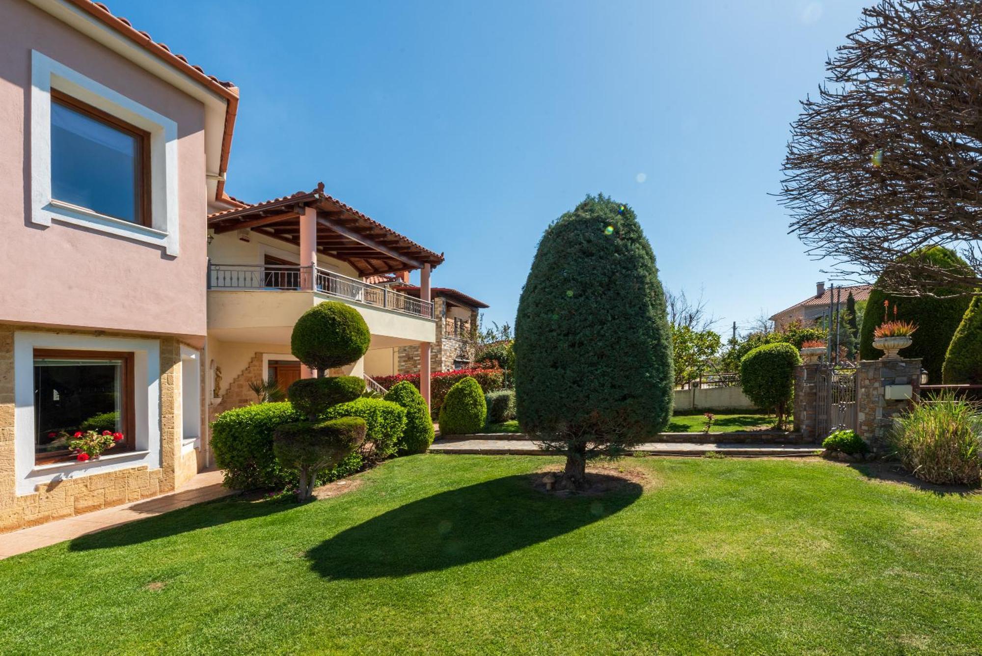 Christina'S Twin Palm Trees House Apartment Agria Exterior photo